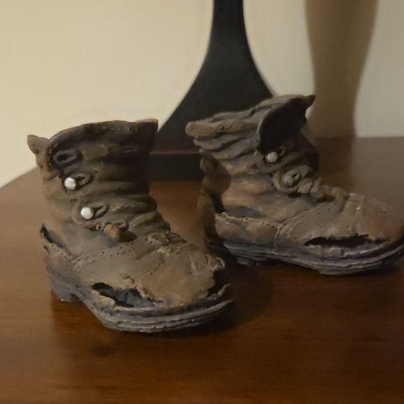 Other - Vintage Clay Childrens Shoes (Table Ornaments)